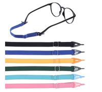 Yuanchu 6 Pcs Kids Glasses Straps, Adjustable Eyeglass Band Elastic Eyewear RetainersSunglasses Eyeglasses Holder Straps Safety Sports Eyeglasses Strap for Kids Toddler Boys Girls Students