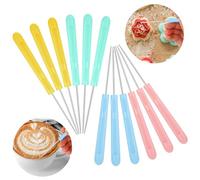 Yuanchu Sugar Stir Needle, 12 Pieces Royal Icing Cookie Scribe Tool Scriber Needle Biscuit Baking DIY Decorating Tools Pin Stainless Steel for Marking Patterns