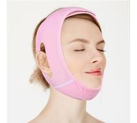 Yuanchu V Line Lifting Mask Chin Strap for Sleeping, Double Chin Eliminator, Jaw Exerciser, Jawline Shaper, Face Lift Device, Skin Care Tools Gift(Pink)