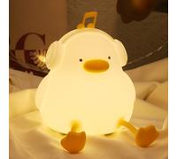 YuanDian Duck Night Light - Gift for Adults, Teens and Babies. Decorate Kids' Bedroom with Cute Silicone Duck Nightlights - Christmas Birthday Gift for Children and Toddlers