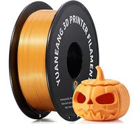 YUANEANG 3D Printer Filament,PLA Filament 1.75mm, Dimensional Accuracy +/- 0.02 mm, 1 kg Spool(2.2lbs), Gold