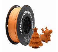 YUANEANG Matte PLA 3D Printer Filament, 1KG Spool(2.2lbs) 1.75mm for Most FDM 3D Printers,Sunrise Orange