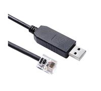 YUANFAHHH plc programming cable Automation Programming Cable RS232 Serial to RJ12 6P6C for C-more Micro Panels CLICK CPUs Do-more H2 Series CPUs DiretLOGIC CPUs (Size : 3m, Color : USB RS232-RJ12)