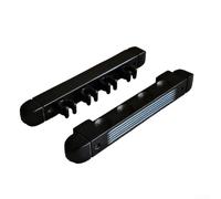 YUANGANG 2Pcs Pool Cue Racks, Pool Cue Holder Wall Mount Rack Billiard Cue Holder Pool Cue Stand For Club Billiard Player(Black)