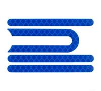 YUANGANG 4Pcs Electric Scooter Reflective Sticker Safety Warning For -Xiaomi M365 Pro(Blue)