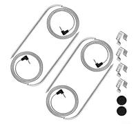 YUANGANG 4set Replacement Meat Probe, Meat Probes for Gravity Series - Stainless Steel, Temperature Probe Replacement, Clips and Grommets 9004190170