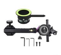 YUANGANG Bow Sight Aluminum Alloy Single Needle Sight Compound Bow Accessory Adjustable Hunting Equipment Fine Tune Precision Aiming Tool