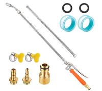 YUANGANG Brass Barb Sprayer, Metal Sprayer Wand, Spray Rod with Metal Handle for gardens agricultural spray wands