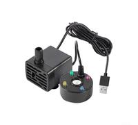 YUANGANG Colorful LED Lights Mist Maker USB Mist Maker LED Lights Water Fountain Pond Fog Atomizer Small Mist Maker for Ponds Fish Tanks and Water Tanks 47x47x25mm