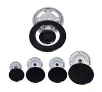 YUANGANG Metal Gas Oven Stove Cap Kit, For Sabaf Stoves Crown Flames Cover Replacement Part Cooker cap set(Flat)