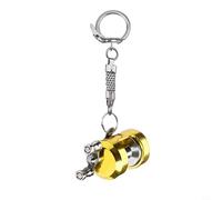 YUANGANG Mini Trolling Reel Keychain Pendant, Realistic Drum Wheel Design fly fishing accessories gifts for fisherman fishing gifts(Drum Reel)