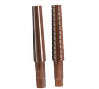 YUANGANG MT 12345 for MORSE Taper Hand Reamer Set Cutting Lathe Turning Tools with Storge Box Indexable Milling Inserts Blade Cutter Tool Carbide Inserts For Precision Machining (MT3 Set)