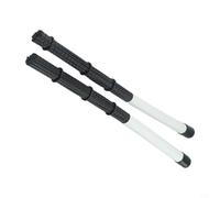 YUANGANG Professional Grade Wavy Cajon Jazz Drum Brush Rod Sticks Nylon Drum Brushes Sticks Jazz Cajon 36 * 5.1.4CM(White)