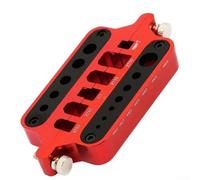 YUANGANG RC Soldering Station, Aluminum Welding Soldering Insulate Station Jig Soldering Insulate Station Compatible with XT60/XT90 Connector Model Toy(Red)