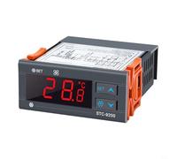 YUANGANG Refrigeration Defrost Fan Controller, Electronic Thermostat 220V, STC 9200 Model Temperature Control Dual Sensors Alarm Function