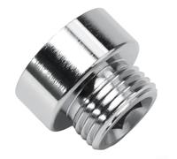 YUANGANG Shower Hose/Head Adaptor, 3/4" Female To 1/2" Male BSP Chrome Reducer (1pc)