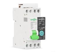 YUANGANG TUYA MCB WIFI Smart Circuit Breaker With Metering 1P 32A Control Switch By APP For Smart Home Wireless Remote Control Switch(16A)