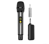YUANGANG Wireless Handheld Karaoke Microphone Dynamic Vhf Noise Reduction Long Range 10H Battery Life For KTV Sets Home Audio(1 to 1)