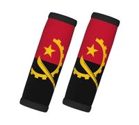 yuangjhop Angola Flag Luggage Handle Cover, Luggage identifier, Soft, Suitable for Suitcase Trolley Handle Cover, 2-Pack, Luggage tag, Travel Accessories, Gift, Logo.