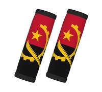 yuangjhop Angola Flag Luggage Handle Cover, Luggage identifier, Soft, Suitable for Suitcase Trolley Handle Cover, 2-Pack, Luggage tag, Travel Accessories, Gift, Logo.