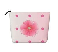 yuangjhop Blooming Carnations Fake Hemp Makeup Bag. Environmentally Friendly And Durable, Simple Design, Easy To Store Your Beauty Essentials.