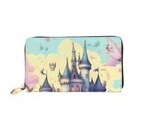 yuangjhop Fairytale Castle Leather Wallet. Stylish Design With Multiple Card Slots, Cash Compartment And Durable Leather. Women'S.