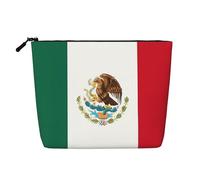 yuangjhop Flag Of Mexico Fake Hemp Makeup Bag. Environmentally Friendly And Durable, Simple Design, Easy To Store Your Beauty Essentials.