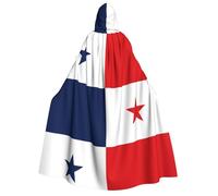 yuangjhop Flag of Panama printing Adult Hooded Cloak Hooded robe cloak suitable for Halloween cosplay costumes.