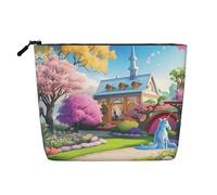 yuangjhop Unicorn Fairy Tale Fake Hemp Makeup Bag. Environmentally Friendly And Durable, Simple Design, Easy To Store Your Beauty Essentials.