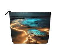 yuangjhop View Under The Moon Fake Hemp Makeup Bag. Environmentally Friendly And Durable, Simple Design, Easy To Store Your Beauty Essentials.