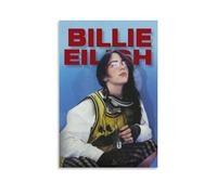Yuangoes Billie Poster Eilish Singer Music Retro Vintage Cover Music Posters for Room Aesthetic Canvas Wall Art Bedroom Decor12x18inch(30x45cm)