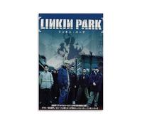 Yuangoes Linkin Poster Park Rock Band Music Vintage Cover Music Posters for Room Aesthetic Canvas Wall Art Bedroom Decor24x36inch(60x90cm)