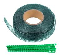 YUANHEHE Tree Binding Tape 3 cm x 50 m, Plant Ties for Garden, Green Plant Tape for Tree Attachment, Weatherproof & Reusable, Plant Tape for Tree, Shrub & Trellis