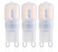 YUANHENLIZ G9 LED Bulbs Warm White Energy Saving Lamp 2.5W-3W Wall Light,360 ° Degree Beam Angle LED Light Bulb, Equivalent 30W G9 Halogen Bulbs,3 Pack