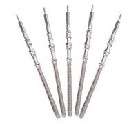 YuanHolumid 5Pcs Silver Movement Watch Steel Stem Crown Kit Watch of Parts NH35 NH36 NH38 NH39 Movement Watch Stem Spare Parts Accessories, Silver, Modern