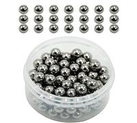 YUANHONGKEJI Paint Mixing Balls,150Pcs Rust-proof Stainless Steel Balls for Mixing Model Acrylic Paints - Paint Mixing Agitator Balls, 5.5mm/apr. 0.22”