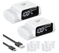 YUANHOT LED Rechargeable Battery Pack for Xbox Series X/S/One/Elite, White