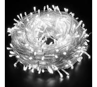 YUANHUYUOU LED Christmas Lights,30M 300LED Bright Outdoor String Lights, Weather-Resistant Electric Powered Fairy Lights for Party, Wedding, Christmas Decor (White)