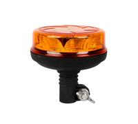 Yuanjoy Led Rotating Beacon Amber, 12/24V Clamps Yellow Warning Light, Waterproof 6 Modes Warning Flashers, E-Mark for Cars, Utvs, Tractors, Forklifts, Golf Carts