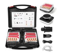 Yuanjoy Wireless Trailer Tail Lights, IP67 Waterproof Mounting Options Magnetic Trailer Lighting for Towing, Portable LED Light Kit for Trucks, Boats, RV