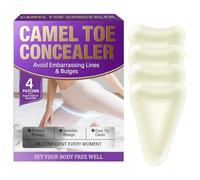 YuanKanJu Camel Toe Concealer, Reusable Anti Camel Toe Silicone Insert,Traceless & Invisible Camel Toe Underwear for Women