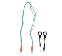 YUANKEECE Braided Camera Neck Shoulder Strap Polyester Fiber 120cm Universal Woven Camera Round Rope for Instant Camera DSLR Camera (Light Blue)