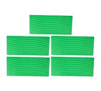 YUANKEECE for Bike Wheel Stickers, Reflective Decals for Mountain Bikes, V Brake and Disc Brake Compatible, 8.3in Length, 3.9in Width, Easy Application, UV Coating, 26in (Green)