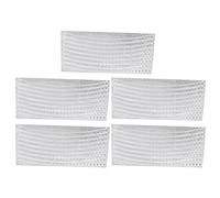 YUANKEECE for Bike Wheel Stickers, Reflective Decals for Mountain Bikes, V Brake and Disc Brake Compatible, 8.3in Length, 3.9in Width, Easy Application, UV Coating, 26in (Silver)