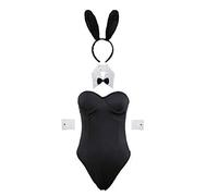 YUANMO Women's Bunny Cosplay Lingerie 5 Pieces Costume Set Perfect for Role-Play Party, Holloween Party