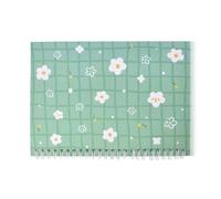 Yuannee A5 Reusable Sticker Album Book for Collecting Labels - Green Scrapbooking Album with Release Paper