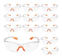 Yuannee Clear Safety Glasses,12PCS Eye Protection Glasses Lab Goggles Safety Work Glasses Safety Anti Fog Protective Goggles for Work Construction Laboratory Anti Dust Chemistry Kids and Adult