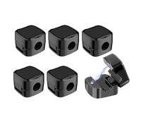 Yuannee Cord Organizer Holder,6 PCS Cord Organizer Holder Magnetic Desk Cable Clip Management with Strong Adhesive Charging Clips for Home Office Nightstand Car Desk - Black