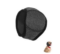 Yuannee Dog Snood Swim Ear Protectors,Grey Comfort Dog Snood Ear Protector Waterproof Adjustable Dogs Ears Muffs Noise Protection for Anxiety Thunder Fireworks Bath Grooming for Small Medium Dogs(S)