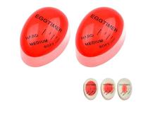 Yuannee Egg Timer,2 PCS Reusable Egg Timers for Boiling Eggs Versatile Easy to Read Color Changing Indicator Soft Medium and Hard Boiled Eggs For Boiling Eggs Breakfast Gift And Home Use